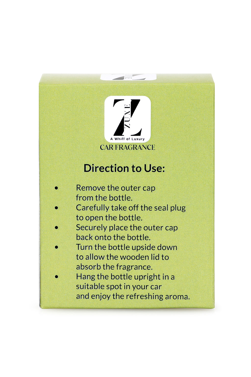 ZUXE (DUSK) Hanging Car Air Freshener | Car Accessories Interior | Car Perfume Aroma with Essential Oils Fragrance in Glass Bottle with Wooden Diffuser | 12 ml