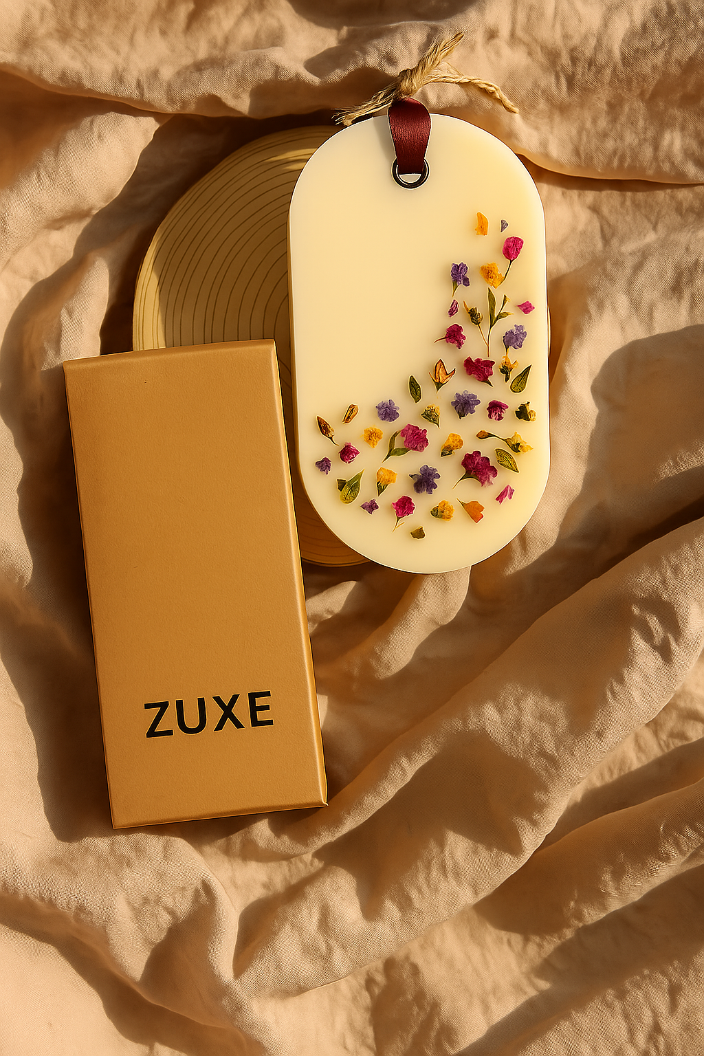 ZUXE Scented Wax Bar| ROSE | Natural Fragrance for Wardrobes, Bathroom, Cars & Closets | Pure Essential Oils | Single BAR