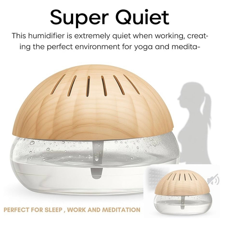ZUXE Portable 3-in-1 Air Purifier(WOODEN FINISH ), Aroma Diffuser & Cool Mist Humidifier with 750ml Water Tank – Electric Revitalizer with for Home, Office, Bedroom & Spa