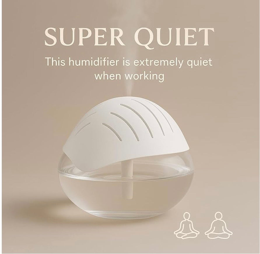 ZUXE Portable 3-in-1 Air Purifier(WHITE), Aroma Diffuser & Cool Mist Humidifier with 750ml Water Tank – Electric Revitalizer for Home, Office, Bedroom & Spa