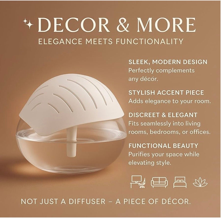 ZUXE Portable 3-in-1 Air Purifier(WHITE), Aroma Diffuser & Cool Mist Humidifier with 750ml Water Tank – Electric Revitalizer for Home, Office, Bedroom & Spa