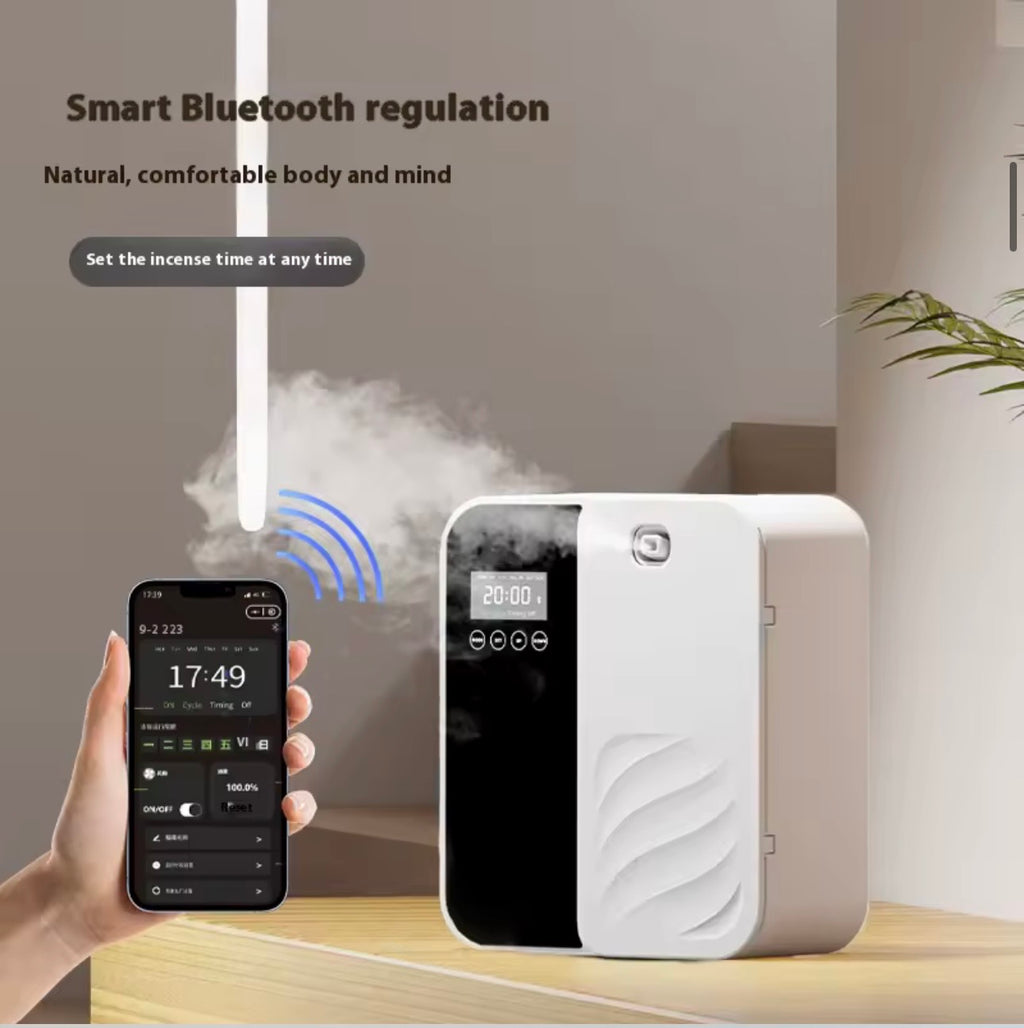 ZUXE 500ml Water Tank Aromatherapy Diffuser Car Air Freshener Essential Oil Diffuser Waterless USB Auto Aromatherapy Nebulizer (US Plug 100‑240V)