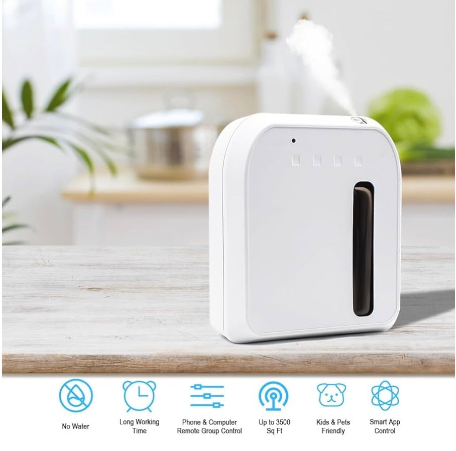 ZUXE Scent Air Machine for Home 500 Sq. Ft Coverage Waterless Essential Oil Diffuser with with USB & Battery Powered, Hotel Collection Diffuser for Home, Large Room, Hotel, Spa, Office