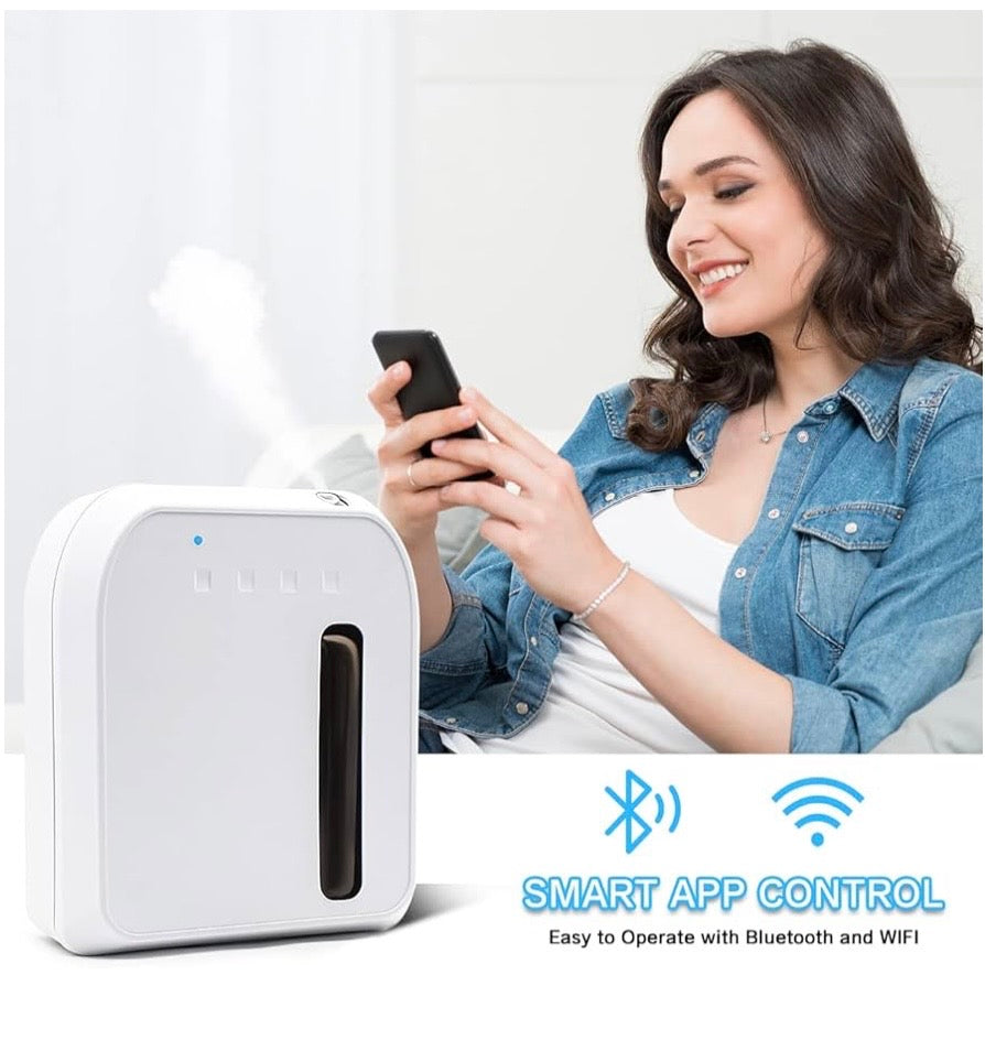 ZUXE Scent Air Machine for Home 500 Sq. Ft Coverage Waterless Essential Oil Diffuser with with USB & Battery Powered, Hotel Collection Diffuser for Home, Large Room, Hotel, Spa, Office