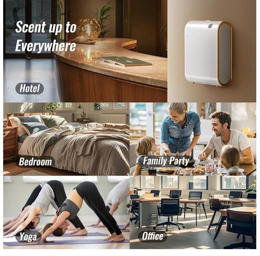 ZUXE Automatic Scent Machine500CL(App Controlled) For Showroom, Gym, Clinic, Office, Home (Covers 1500-2000 sqr fts)user
