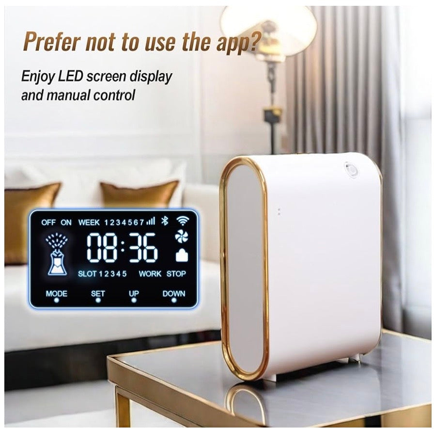 ZUXE Automatic Scent Machine500CL(App Controlled) For Showroom, Gym, Clinic, Office, Home (Covers 1500-2000 sqr fts)user