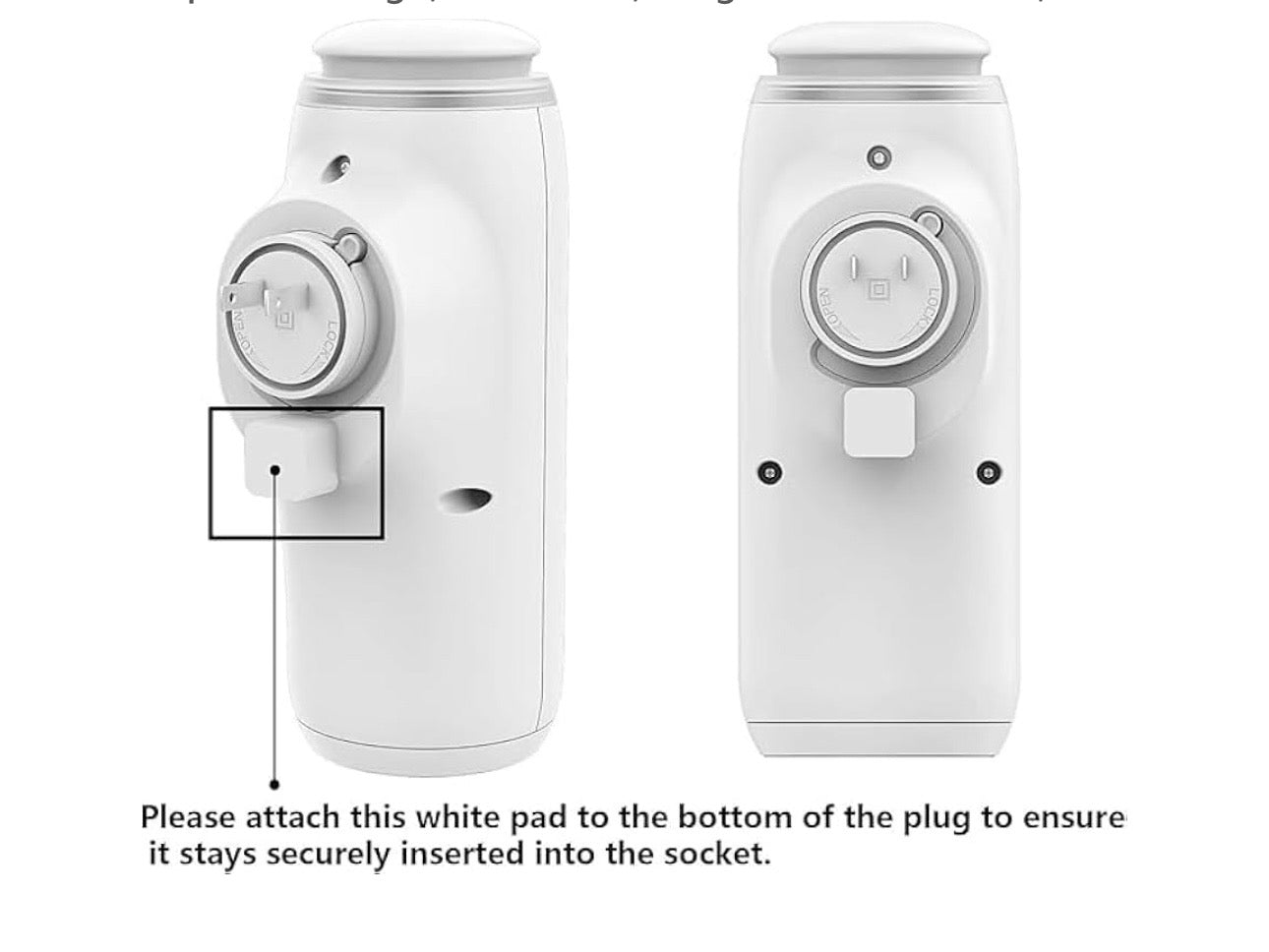 ZUXE Diffuser with Plug, Wall Plug Diffuser 100‑240V Photosensitive for Living Room Bed room  (US Plug)
