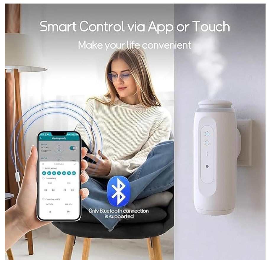 ZUXE Diffuser with Plug, Wall Plug Diffuser 100‑240V Photosensitive for Living Room Bed room  (US Plug)