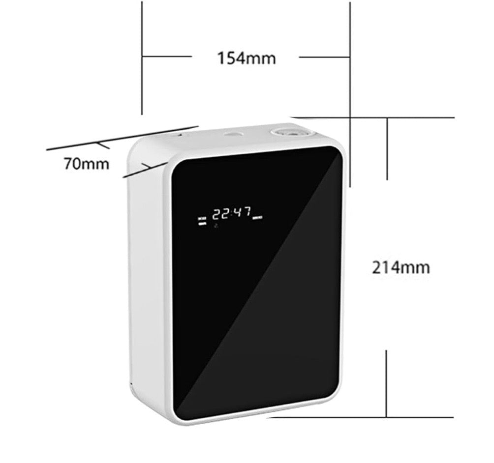 ZUXE Electric Aroma Diffuser - Wall Mounted or Tabletop Essential Oil Air Freshener Scent Machine