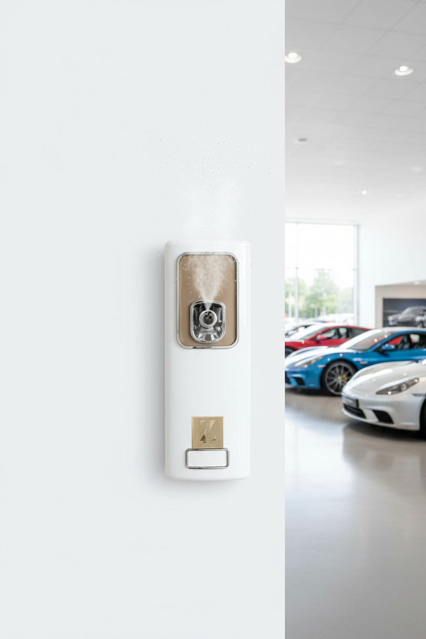 ZUXE Automatic Air Freshener Dispenser/Automatic Aerosol Perfume Dispenser - Automatic (Day and Night) Light Sensor Enabled Free with D Size