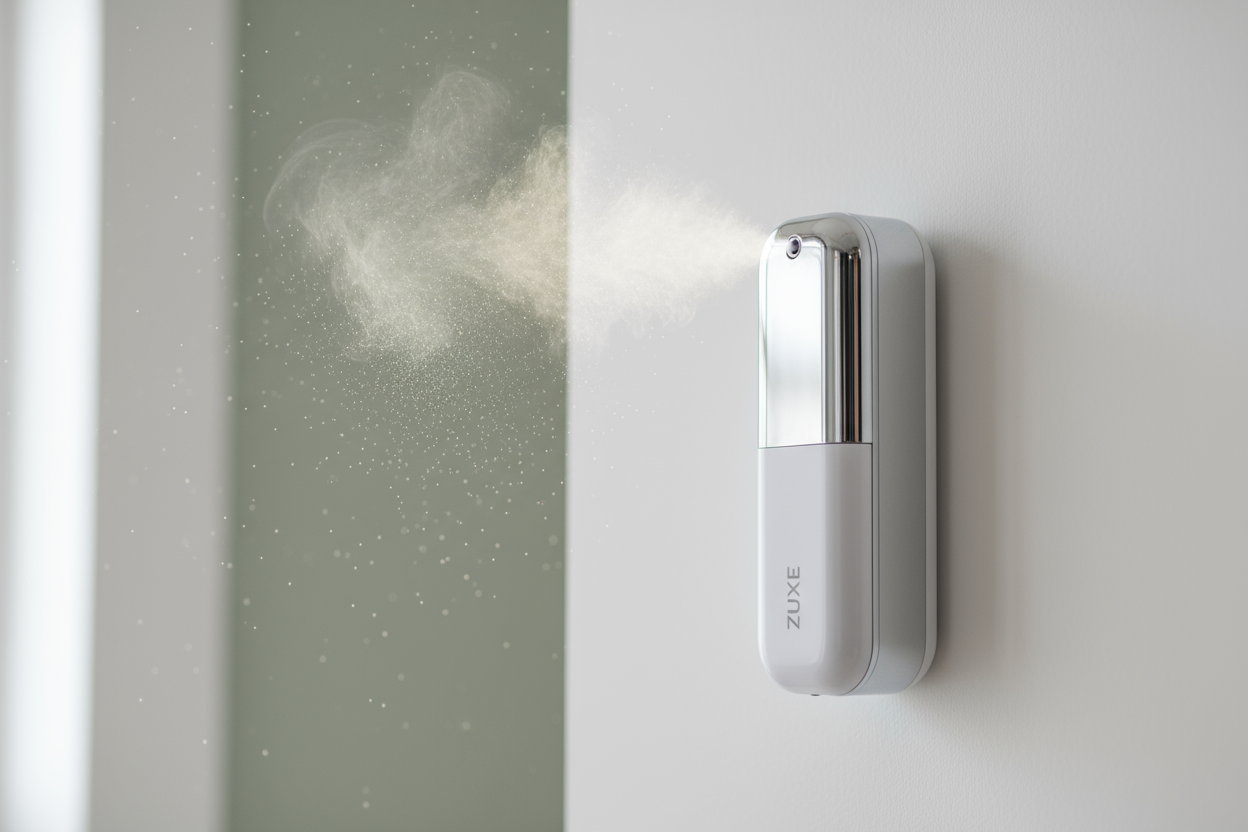 ZUXE automatic air freshener in action